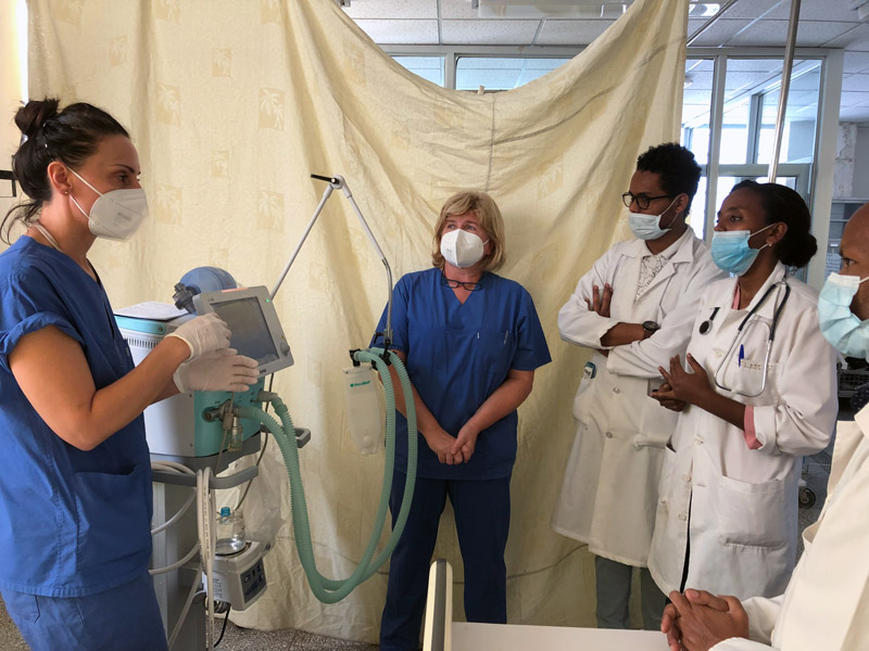 Zweiter Einsatz Projekt Aufbau einer Lungenabteilung in Eritrea 22.10.-05.11.2022
